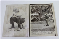 Arnold Palmer Group of Ten (10) Wire Photos - Various Years & Dimensions