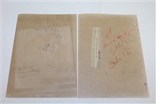 Arnold Palmer Group of Ten (10) Wire Photos - Various Years & Dimensions