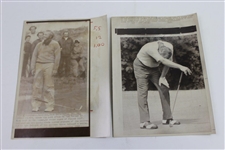 Arnold Palmer Group of Ten (10) Wire Photos - Various Years & Dimensions