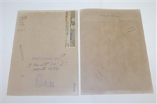 Arnold Palmer Group of Ten (10) Wire Photos - Various Years & Dimensions