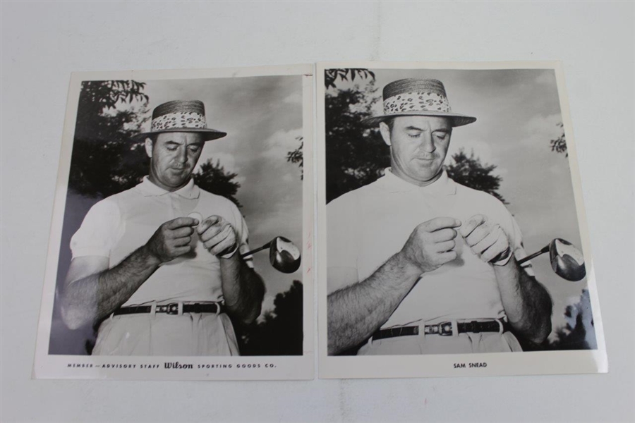 Sam Snead Group of Three (3) Wilson Photos - Various Years & Dimensions