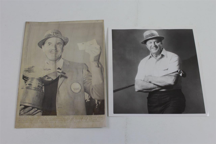 Sam Snead Group of Ten (10) Wire Photos - Various Years & Dimensions