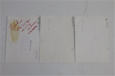 Mrs. Winnie Palmer Group of Six (6) Wire Photos - Various Years & Dimensions
