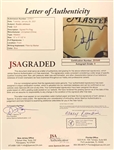 Dustin Johnson Signed 2020 Masters Embroidered Flag - First One! JSA FULL #Z91649 Grade 9 Signature
