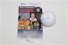 Dustin Johnson Signed Masters Logo Golf Ball JSA #LL49616