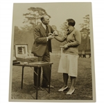 Ty Cobb & Helen Hicks 1940 Titleholders in Augusta Type 1 Photo