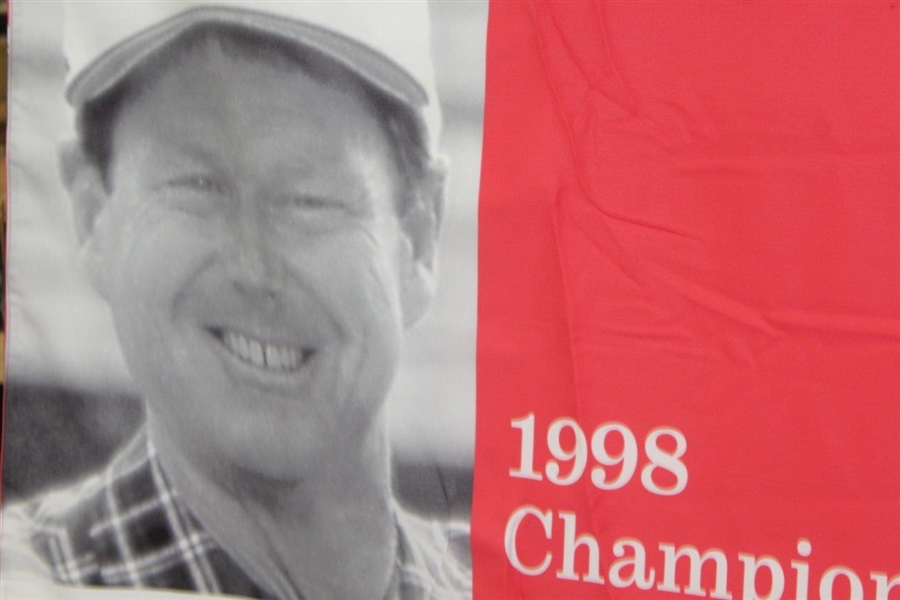 Large Tom Watson '1998 Champion' BOA Colonial Course Flown Banner - 4ft x 7ft