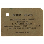 Bobby Jones 1935 Exhibition Match at San Antonio Country Club - Seldom Seen