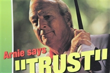 Arnold Palmer Broadside Cooper Tires Arnie Says Trust 12 x 15 Advertisement