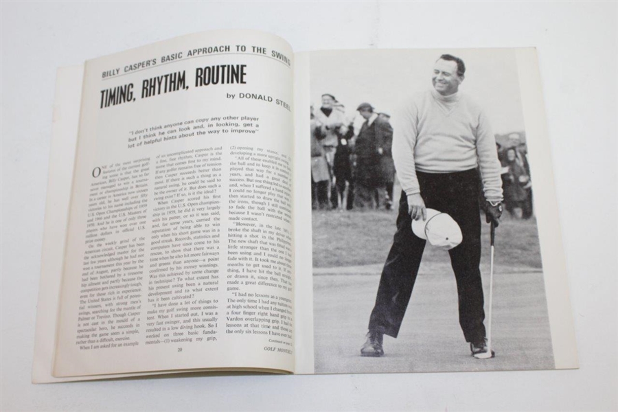 Jack Nicklaus Signed 1971 Golf Monthly Magazine - October JSA ALOA