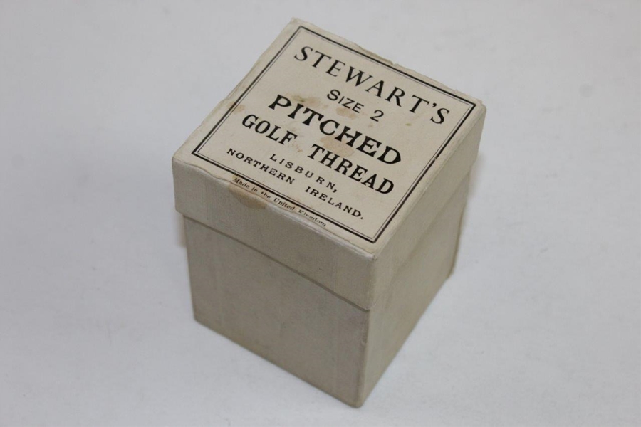 Original Complete Stewart's Size 2 Pitched Golf Thread in Original Box - Lisburn, Northern Ireland