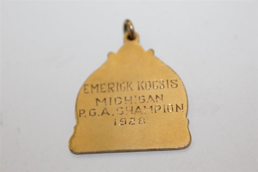 Emerieck Kocsis (Chuck's Brother) 1928 Michigan PGA Champions Medal