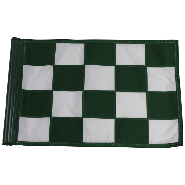 Cypress Point Embroidered Green & White Checkered Course Flown Pin Flag