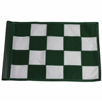 Cypress Point Embroidered Green & White Checkered Course Flown Pin Flag