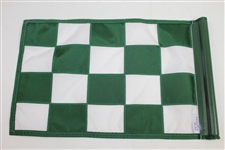 Cypress Point Embroidered Green & White Checkered Course Flown Pin Flag