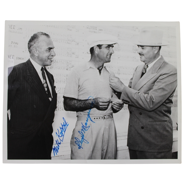 Lloyd Mangrum Signed 1951 Carl Frith Photo 8x10 JSA ALOA