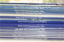 Twelve (12) Different OPEN Championship Official Programs
