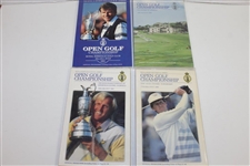 Twelve (12) Different OPEN Championship Official Programs