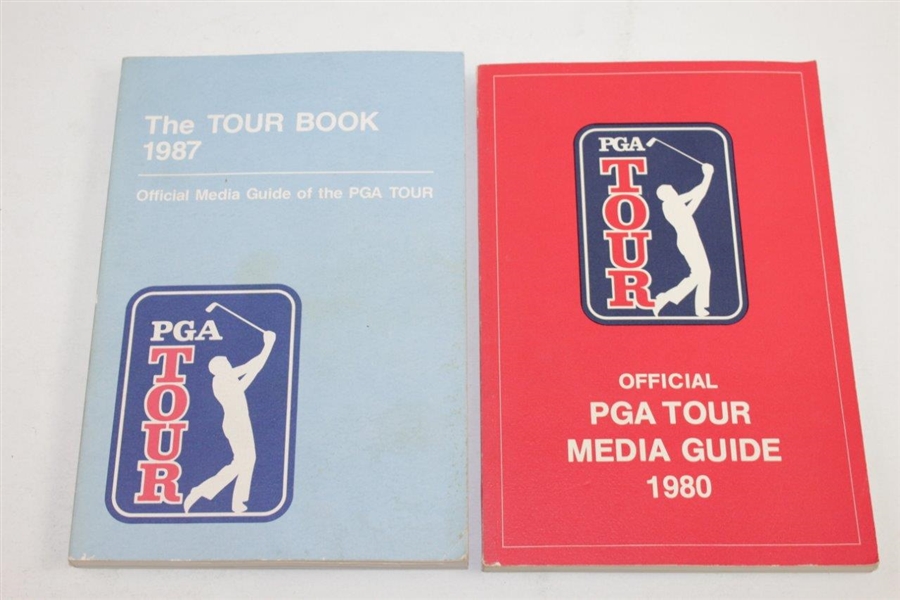 Seven (7) PGA Tour Media Guides & Three (3) Senior Tour Media Guides