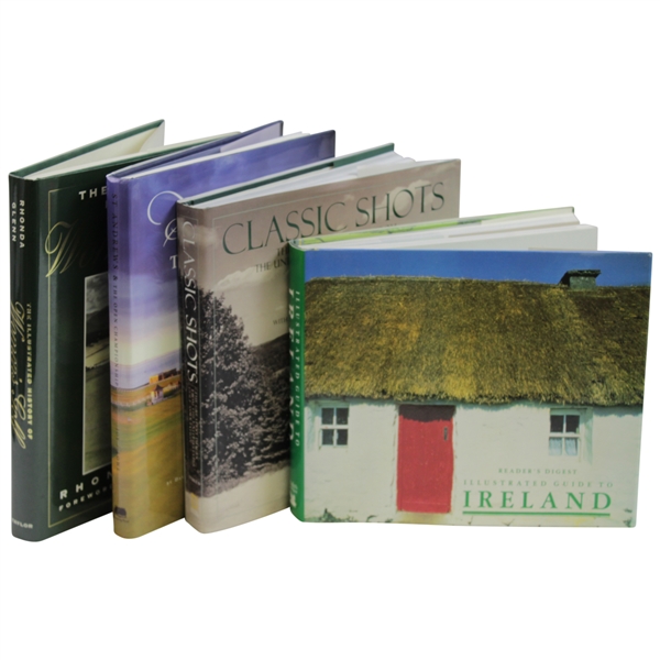 Four (4) Golf Coffee Table Books: Classic Shots, Ireland, St. Andrews The OPEN, & Womens Golf 