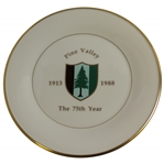 Pine Valley Golf Club Members 75th Year - 1988 Commemorative Plate