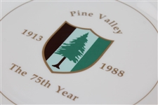 Pine Valley Golf Club Member's 75th Year - 1988 Commemorative Plate