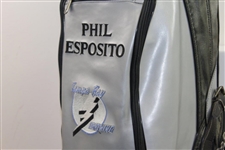 Phil Esposito Personal Tampa Bay Lightning Full Size Golf Bag with Stitched Name