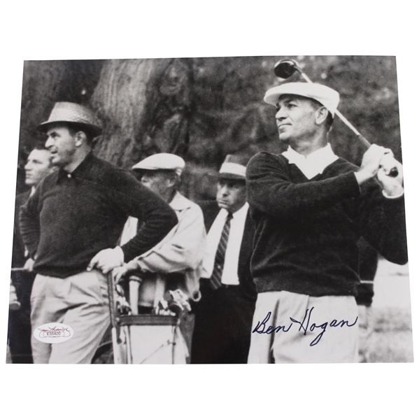 Ben Hogan Signed 8x10 Black & White Photo with Sam Snead JSA #E55420