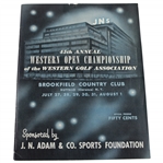1948 Western Open Golf Championship at Brookfield CC Official Program - Ben Hogan Win!