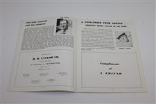 1948 Western Open Golf Championship at Brookfield CC Official Program - Ben Hogan Win!