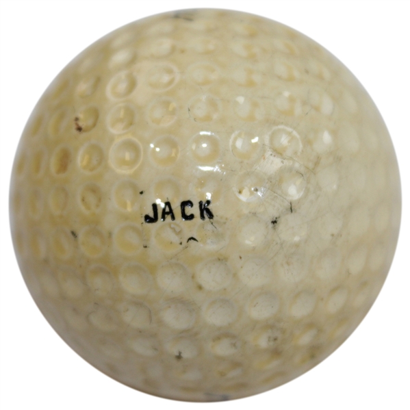 Circa 1970 Jack Nicklaus Personal Jack Golf Ball 