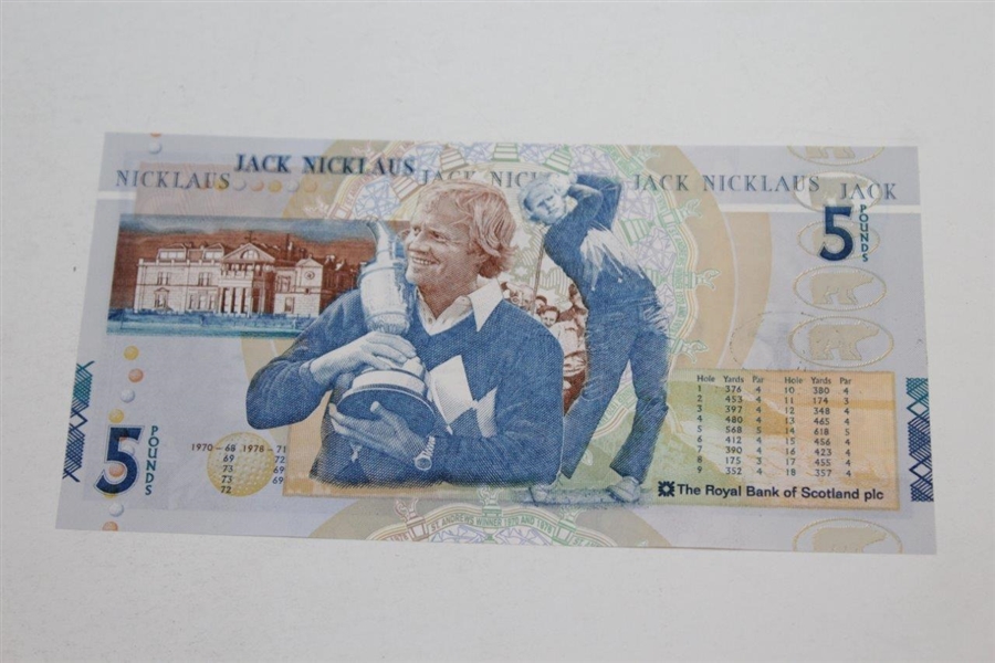 RBS Commemorative 5lb Bank Note with Envelope & Paperwork