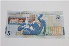 RBS Commemorative 5lb Bank Note with Envelope & Paperwork