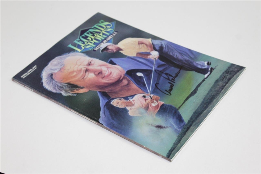 Arnold Palmer Signed 1993 Legends Sports Memorabilia Magazine JSA ALOA