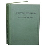1987 Golf Architecture by Dr. Allister MacKenzie Signed by Herbert Warren Wind & Robert MacDonald JSA ALOA