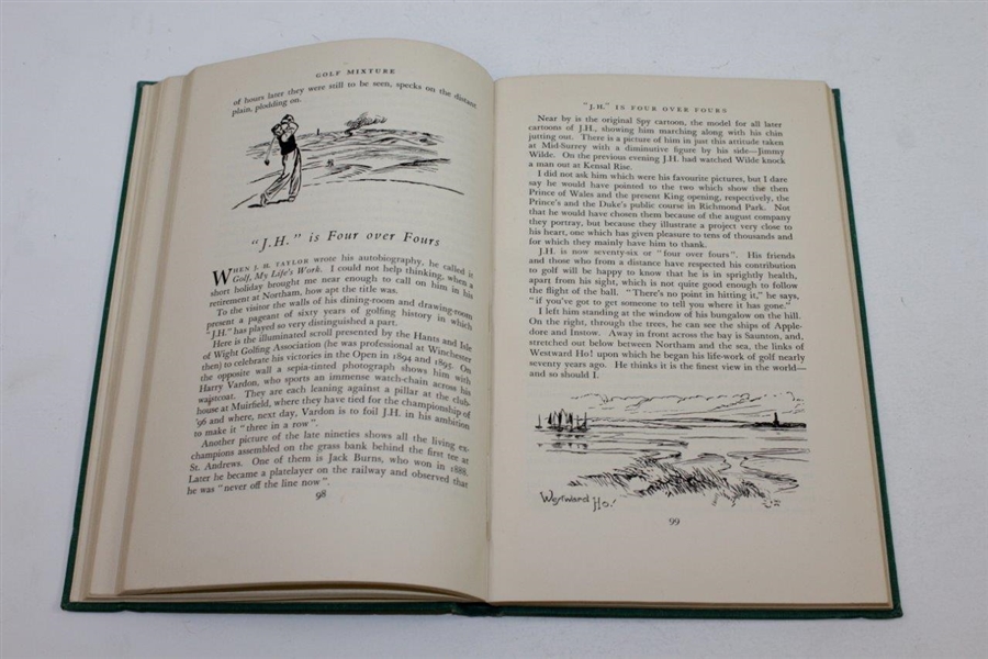 1952 'Golf Mixture' Book Signed by Henry Longhurst JSA ALOA