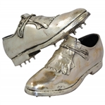 Vintage Cast Metal Mens Ben Hogan Pair of Shoes Trophy Display