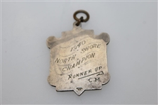 1940 North Shore Champion Runner-Up Medal - 'CM'