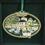 2020 Masters Tournament Clubhouse 3D Holiday Ornament in Original Box