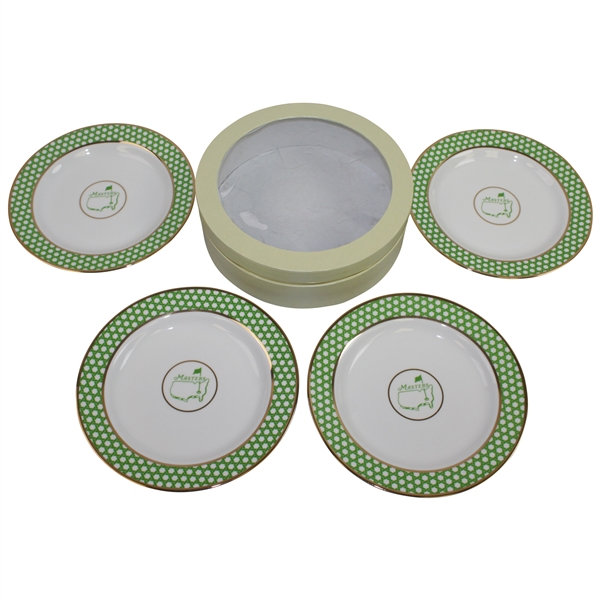 Masters Tournament Home Collection Cocktail Plates in Original Box - Four