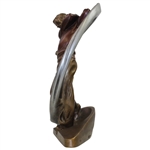 Post Swing Stop-Action Shot Austin Golf Sculpture - Great Condition