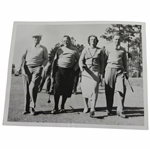Babe Didrickson & Richard Tufts 11/4/1937 at Pinehurst for Mid-South with others Press Photo