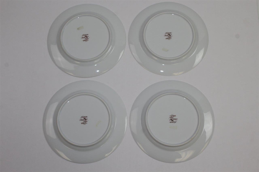 Four (4) Noritake Arnold Palmer Collection Dinner Plate Set - Excellent Condition