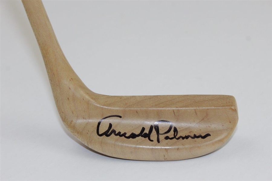 Arnold Palmer Signed Ltd Ed 'The Original' Wood Carved Putter with 61 PGA Victories JSA FULL #BB46069