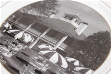 Augusta National Members 8 Inch Pickard Plate Depicts Clubhouse - In Original Box