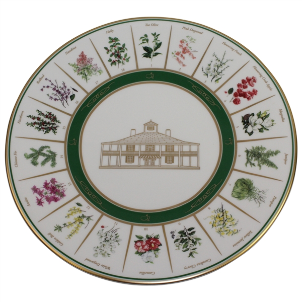 Masters Tournament Pickard Beautification Committee Plate in Original Box