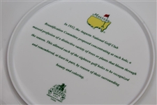 Masters Tournament Pickard Beautification Committee Plate in Original Box