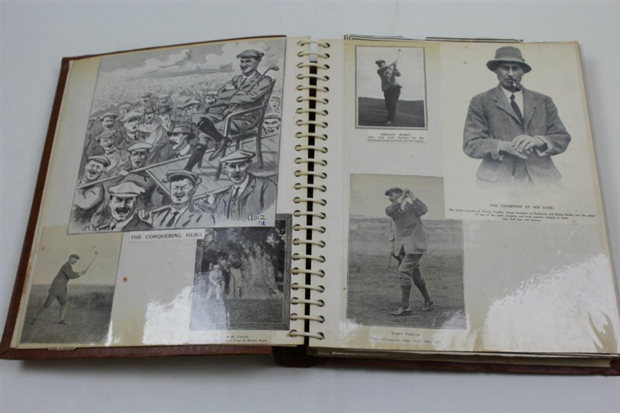 Binder of Turn of the Century+ Periodicals, Newspaper Clips, Images, etc. - Golfer & Tournament Content 