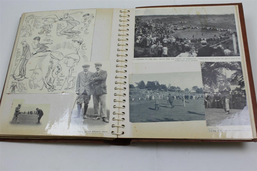 Binder of Turn of the Century+ Periodicals, Newspaper Clips, Images, etc. - Golfer & Tournament Content 