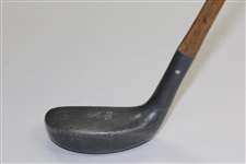 Vintage Left-Handed H 'Huntly' Thumb-Groove Putter - Shaft Stamp '1920 Patent 15533